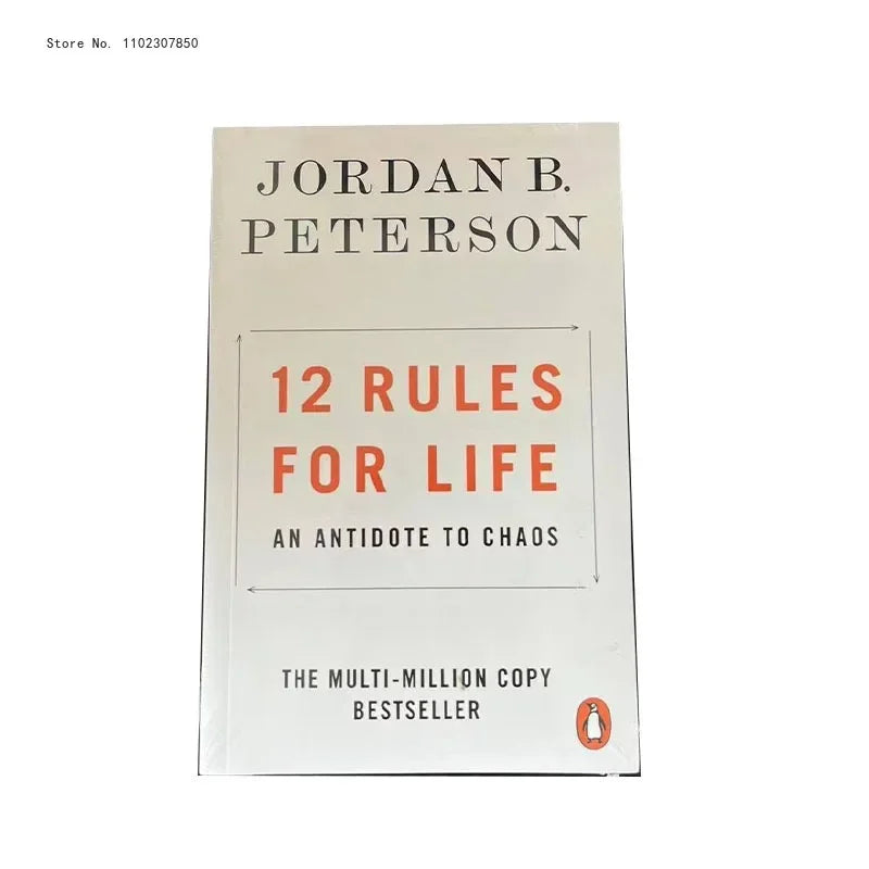 12 Rules for Life:An Antidote to Chaos by Jordan B. Peterson English Reading Books