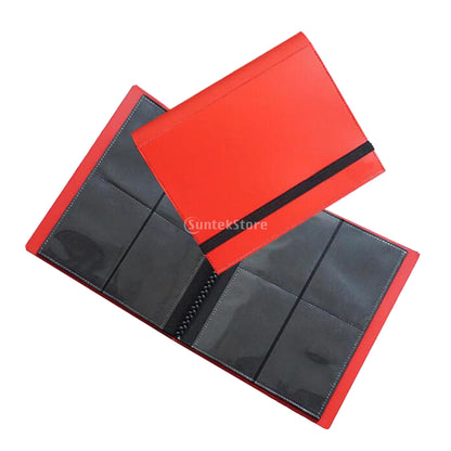 4-Pocket Trading Card Binder for Sports Card Collection and Storage