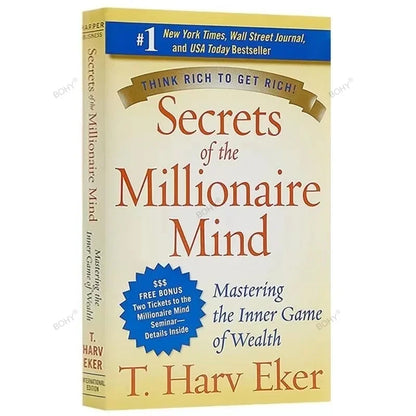 Secrets of the Millionaire Mind: Mastering the Inner Game of Wealth by T. Harv Eker Finance Books in English Paperback