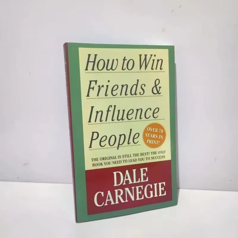 How to Win Friends & Influence People by Dale Carnegie Interpersonal Communication Skills Self-Improvement Reading Book Fo Adult