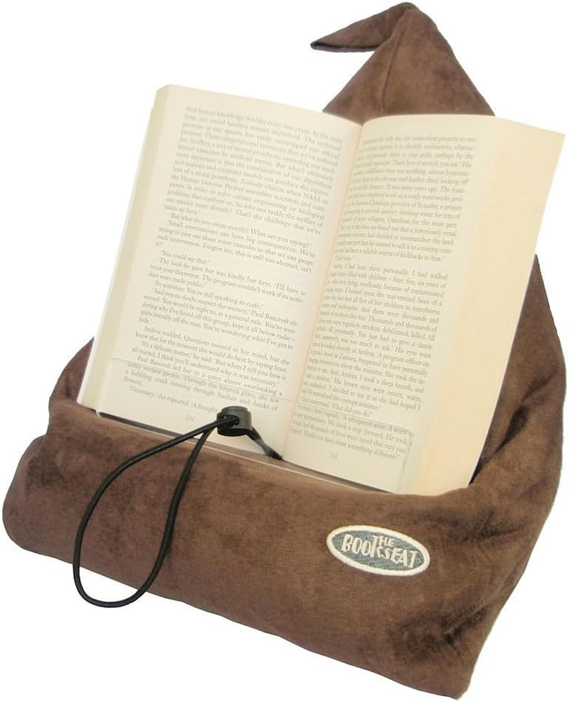 - Book Holder and Travel Pillow - Mocha