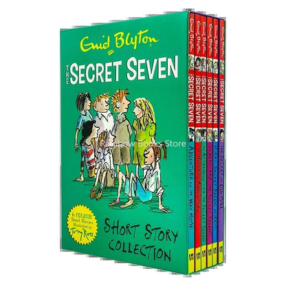 6 Books Enid Blyton The Secret Seven Adventure Detective Short Fiction Novel English Story Children's Literature - Sconnie Sailor