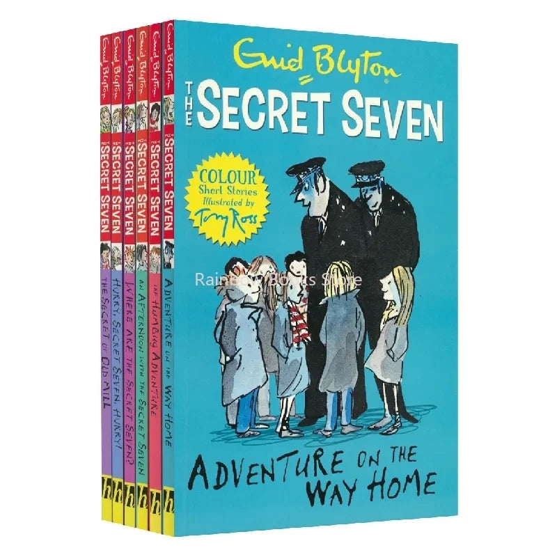 6 Books Enid Blyton The Secret Seven Adventure Detective Short Fiction Novel English Story Children's Literature - Sconnie Sailor