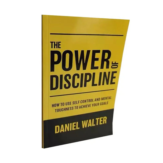 1 Book The Power of Discipline By Daniel Walter, Motivational Self-Help English Book, Paperback - Sconnie Sailor