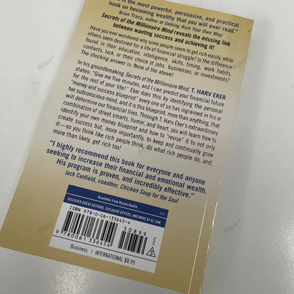 Secrets of the Millionaire Mind: Mastering the Inner Game of Wealth by T. Harv Eker Finance Books in English Paperback