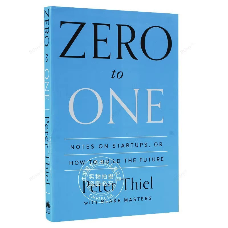 Zero to One by Peter Thiel with Blake Masters Notes on Startups How to Build the Future Encourage Books Livros