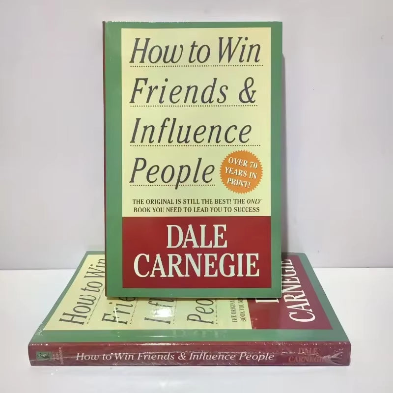 How to Win Friends & Influence People by Dale Carnegie Interpersonal Communication Skills Self-Improvement Reading Book Fo Adult